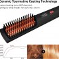 Hair Straightener Brush,  Ionic Hair Straightener Comb,15S Fast Heating Up, 5 Ad