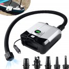 Air Pump, Electric Air Pump Inflator, Digital LCD Display Air Pump, 12V DC Car C