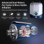 Air Pump, Electric Air Pump Inflator, Digital LCD Display Air Pump, 12V DC Car C