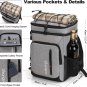 Cooler Backpack Insulated Leak Proof Waterproof 35 Cans, Beach Camping Backpack
