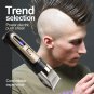 Hair Clippers for Men, Cordless LCD Rechargeable Hair Trimmer Beard Trimmer for