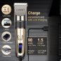 Hair Clippers for Men, Cordless LCD Rechargeable Hair Trimmer Beard Trimmer for