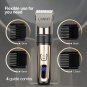 Hair Clippers for Men, Cordless LCD Rechargeable Hair Trimmer Beard Trimmer for