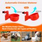Chicken Waterer, DIY Chicken Water Feeder for Poultry Automatic Chicken Water Cu