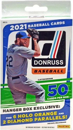Baseball 2021 Donruss Hanger Box Factory Sealed 50 Cards per Box