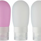 Reusable Silicone Travel Containers Bottles for Toiletries, TSA Approved 2.82Oz