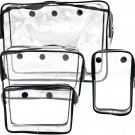 4 Packs Clear Inner Bags for Bogg Bag Rubber Beach Tote Bag Accessories, Waterpr