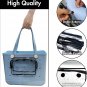 4 Packs Clear Inner Bags for Bogg Bag Rubber Beach Tote Bag Accessories, Waterpr