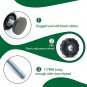 4 Pack 8MM Baby Gate Threaded Spindle Rod, Replacement Hardware Parts Kit for Pe