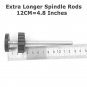 4 Pack 8MM Baby Gate Threaded Spindle Rod, Replacement Hardware Parts Kit for Pe