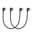 90 Degree Short USB 3.0 Extension Cable 1 Ft, Right Angle USB 3.0 Type a Male to