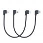 90 Degree Short USB 3.0 Extension Cable 1 Ft, Right Angle USB 3.0 Type a Male to
