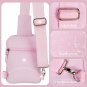 Small Sling Bag for Women Crossbody Fanny Packs Purses Chest Bags with Adjustabl