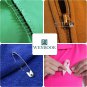 Safety Pins Assorted 4 Different Sizes - 300 Count - Strong Nickel Plated Steel,