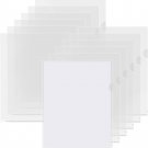 12 Pack Plastic File Folders, Clear Colored Project Pockets Plastic Sleeves, L-T