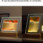 Moving Sand Art Painting Night Light, 3D Dynamic Sandscape Moving Sand Picture