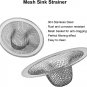 Bathroom Sink and Tub Mesh Drain Strainer, 6-Pack 2 Sizes Set 2.12" and 2.75" To