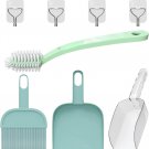 Cat Litter Scooper Kit with Shovel,Brush,Dustpan,Broom and Hook Especially Suita