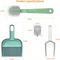 Cat Litter Scooper Kit with Shovel,Brush,Dustpan,Broom and Hook Especially Suita