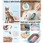 Cat and Dog Brush for Shedding, Pet Grooming Self eaning Slicker Brush for Cats