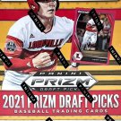 2021  Prizm Draft Picks Baseball BLASTER Box (5 Pks/Bx + One 6-Card Pink Velocit