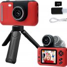 Kids Camera with Flip Lens,Camera for Kids Christmas Birthday Gifts for Boys Age