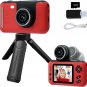 Kids Camera with Flip Lens,Camera for Kids Christmas Birthday Gifts for Boys Age