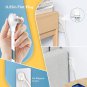 Power Strip Surge Protector - Ultra Thin Flat Plug 5Ft Extension Cord with 4 US