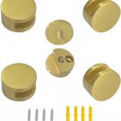 round Shape Wall-Mounted Mirrors Bracket, Glass Clips Clamps Holder, Mirror Clip