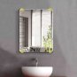 round Shape Wall-Mounted Mirrors Bracket, Glass Clips Clamps Holder, Mirror Clip