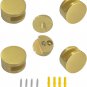 round Shape Wall-Mounted Mirrors Bracket, Glass Clips Clamps Holder, Mirror Clip