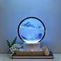 Night Light Moving Sand Art, 3D Dynamic Sand Art Liquid Motion, Kid'S Large Desk