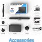 Solar Wireless Backup Camera with 4800Mah Battery, 3 Mins DIY Install, 7" 1080P