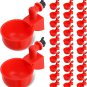 30 Pack Chicken Water Cup, Automatic Drinking Cups for Chickens, 3/8 Inch Thread