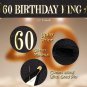 60Th Birthday Decorations for Men, 60Th Birthday Crown and Birthday King Sash fo