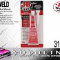 J-B Weld 31314 High Temperature RTV Silicone Gasket Maker and Sealant - Red - 3