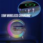 Intelligent Bluetooth Speaker Wireless Cellphone Charger LED Lamp, Multifunction