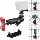Upgraded Aluminum Fence Mount - Iphone Fence Mount Compatible with Gopro11 10 9