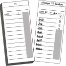 160 Pieces 10 Line Strip Cards for Gambling Football Sports Strip Cards Pool Car