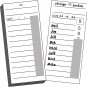 160 Pieces 10 Line Strip Cards for Gambling Football Sports Strip Cards Pool Car