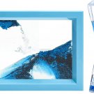 MIUVA Moving Sand Art Picture with LED Light,Quicksand Painting round Glass Sand