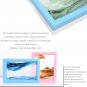 MIUVA Moving Sand Art Picture with LED Light,Quicksand Painting round Glass Sand