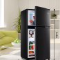 Refrigerator with Freezer 3.5 Cu.Ft with 7 Level Adjustable Thermostat Control 2