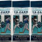 2022  Chronicles Baseball Lot of 3 Cello Fat Packs - 15 Cards per Pack - 45 Trad
