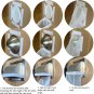 2 Pack Dryer Vent Lint Bags Lint Traps Lint Dust Bag for Outdoor Indoor Dryer Ve