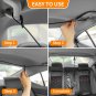 Dog Seatbelt, Dog Car Harnesses, Back Seat Leash Made of Coated Wire Rope, Happy
