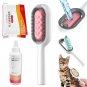 Sticky Brush 2.0 for Cats, 4 in 1 Universal Pet Knots Remover with Leave-In Esse