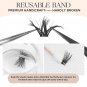 Lash Clusters 144 Pcs Cluster Lashes DIY Cluster Eyelash Extensions Mega Volume