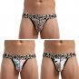 Jockstraps for Men with Printed, Breathable Ice Silk Jock Straps for Men, Cotton