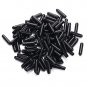 100PCS Vinyl Flexible End Caps Rubber End Caps Rubber Screw Caps Black Bolt Scre